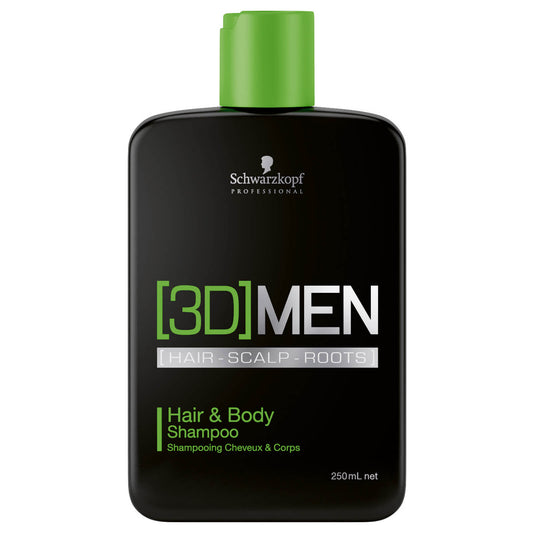 Schwarzkopf [3D] Men Hair & Body Shampoo 250ml