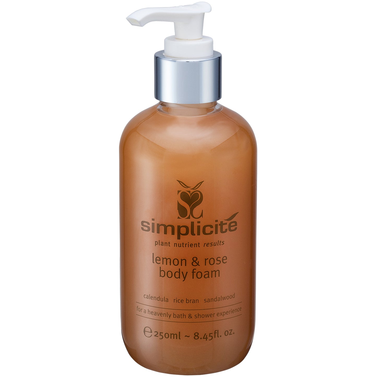 Simplicite Lemon & Rose Shower Body Foam 250ml