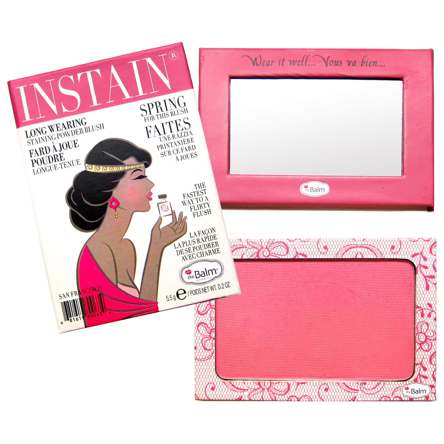 theBalm Instain Blush Lace