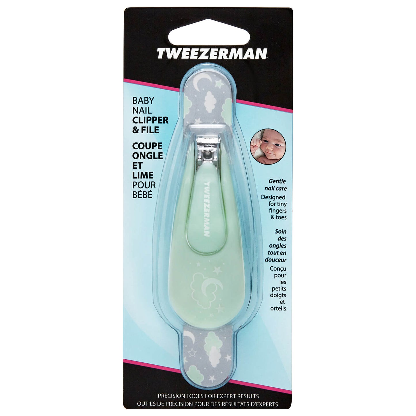 Tweezerman Baby Nail Clipper With File 3065-R