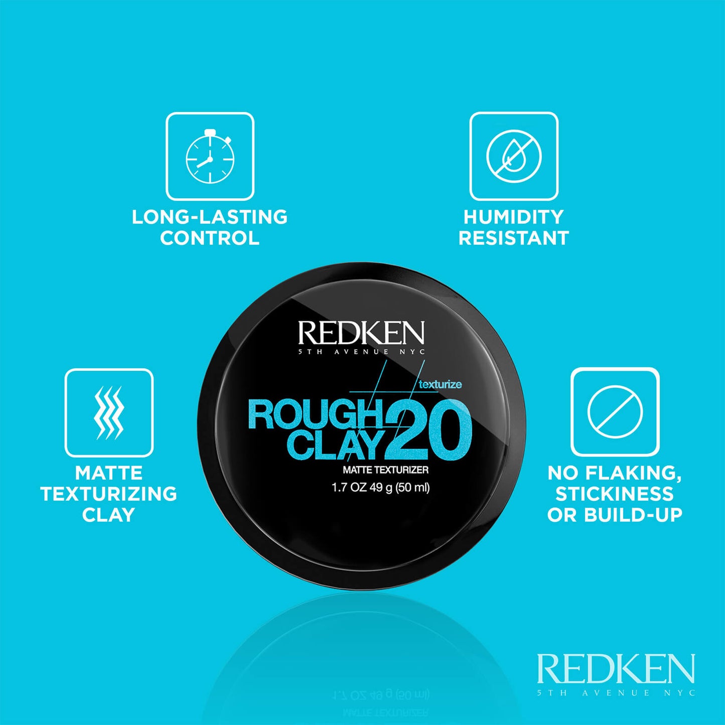 Redken Rough Clay 20 Matte Texturizer 50ml