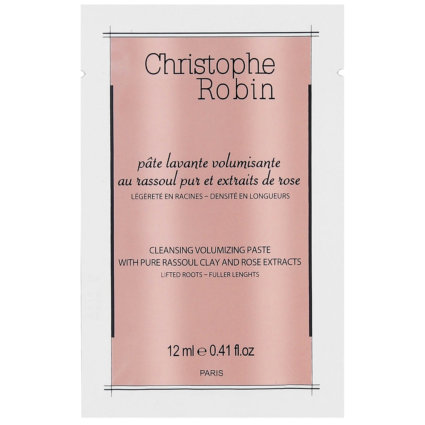 Christophe Robin Cleansing Volumizing Paste with Pure Rassoul Clay and Rose Extracts 12ml (Free Gift)