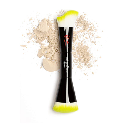 mirenesse Shona Powder Sculptor and V Contour Buffer Duet Brush