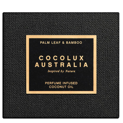 Cocolux Australia Palm Leaf and Bamboo Luna Brass Candle 225g