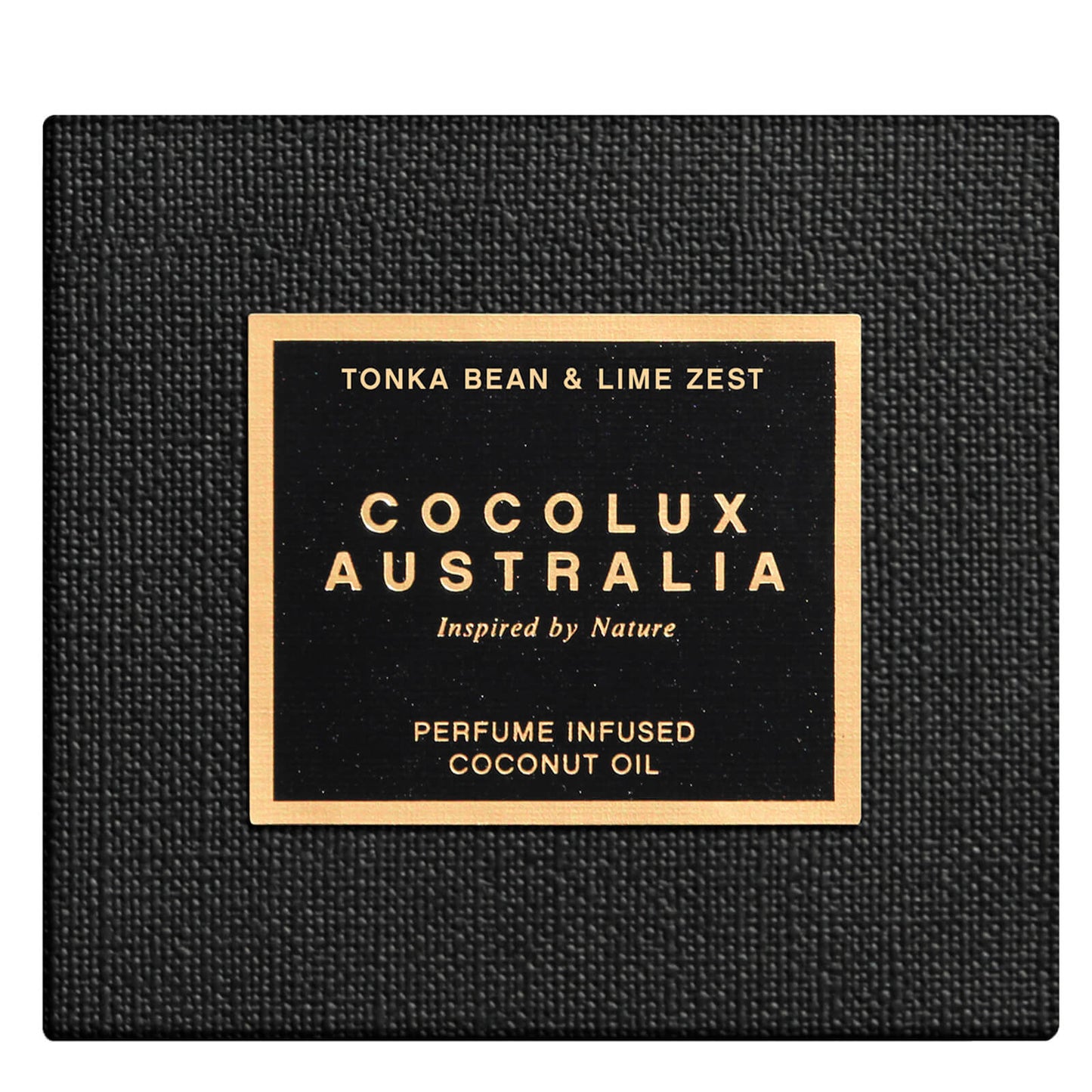 Cocolux Australia Tonka Bean and Lime Zest Luna Brass Candle 225g