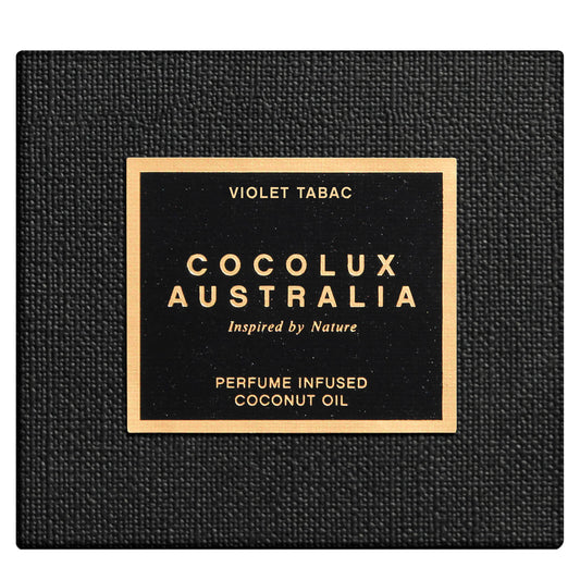 Cocolux Australia Violet Tabac Luna Brass Candle 225g