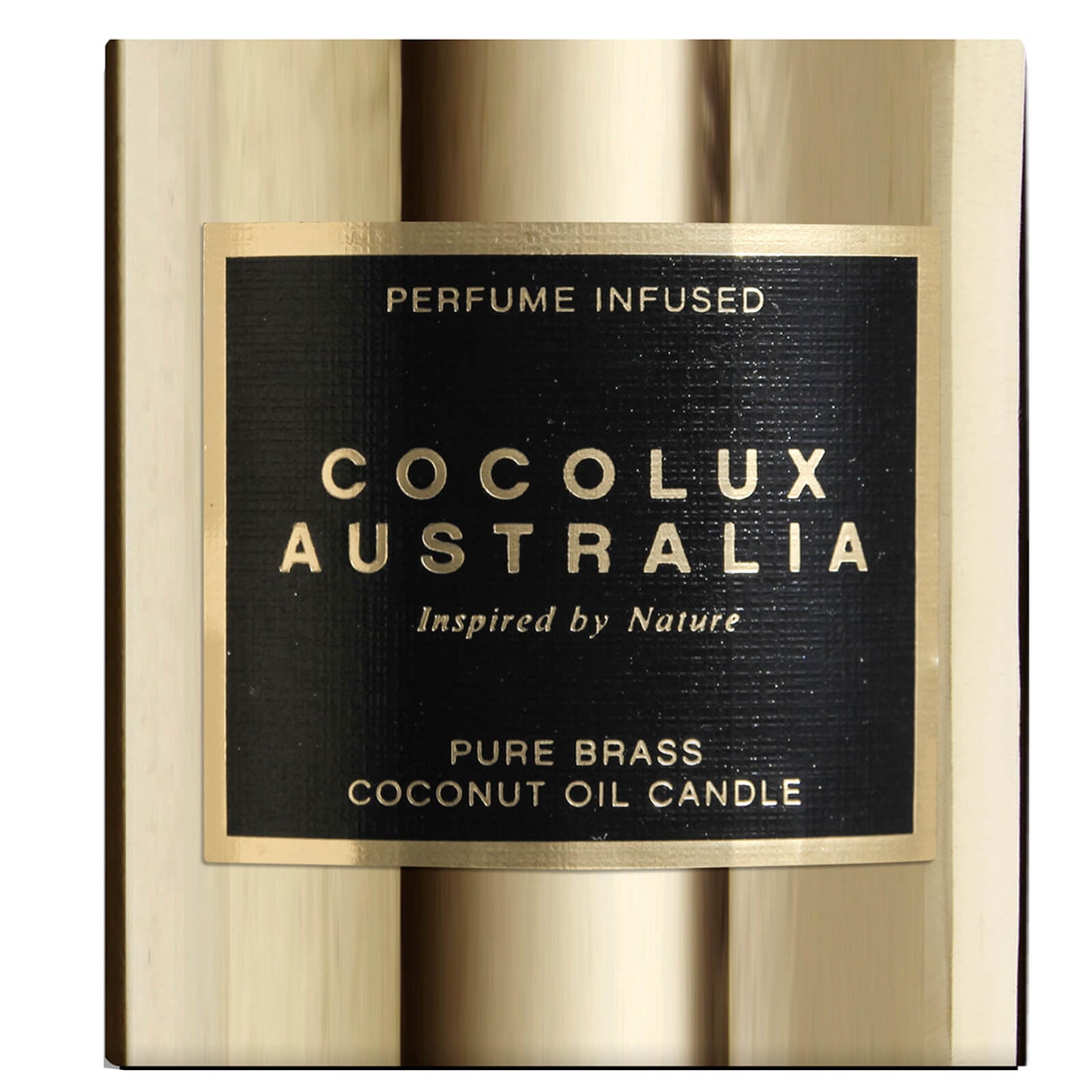 Cocolux Australia Violet Tabac Luna Brass Candle 225g