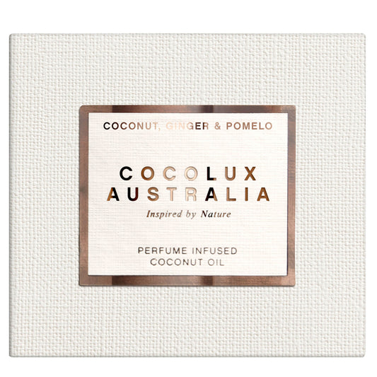 Cocolux Australia Coconut, Ginger and Pomelo Sol Copper Candle 225g