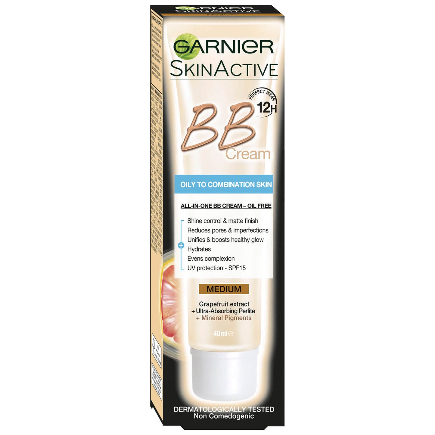 Garnier SkinActive BB Cream for Oily to Combination Skin - Medium 40ml