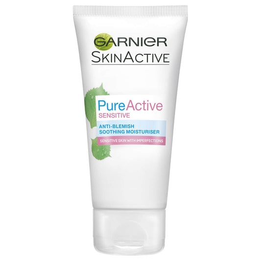 Garnier Pure Active Sensitive Anti-Blemish Soothing Moisturiser 50ml