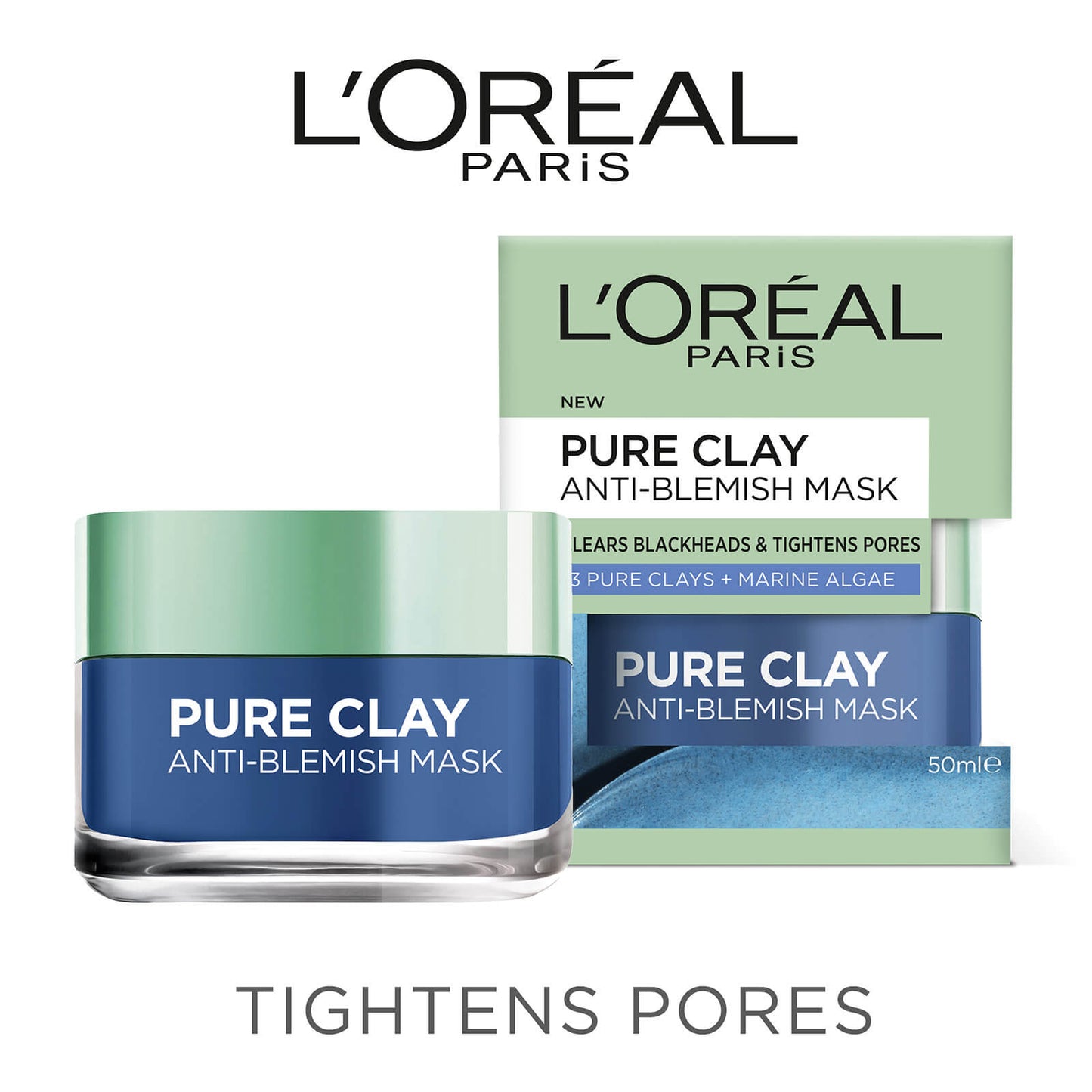 L'Oréal Paris Pure Clay Anti-Blemish Mask 50ml