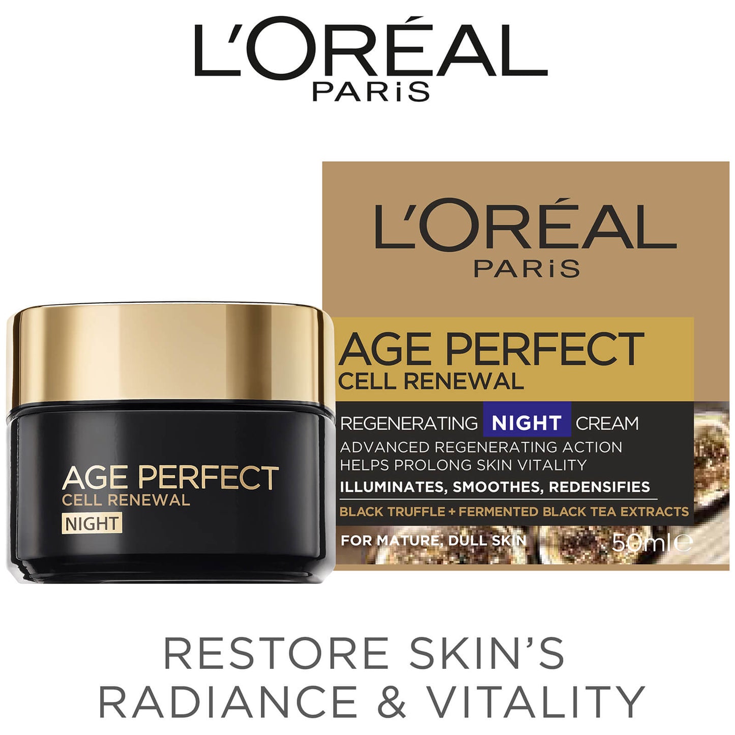 L'Oréal Paris Age Perfect Cell Renewal Regenerating Night Cream 50ml