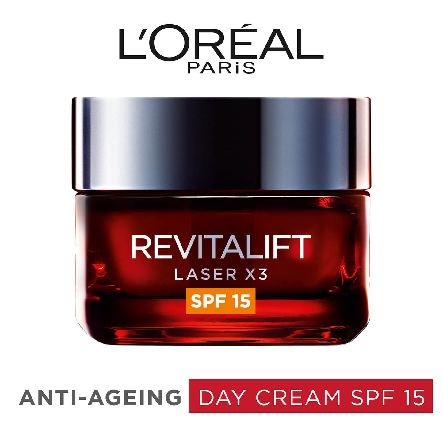 L'Oréal Paris Revitalift Laser X3 Anti-Ageing SPF15 Day Cream 50ml