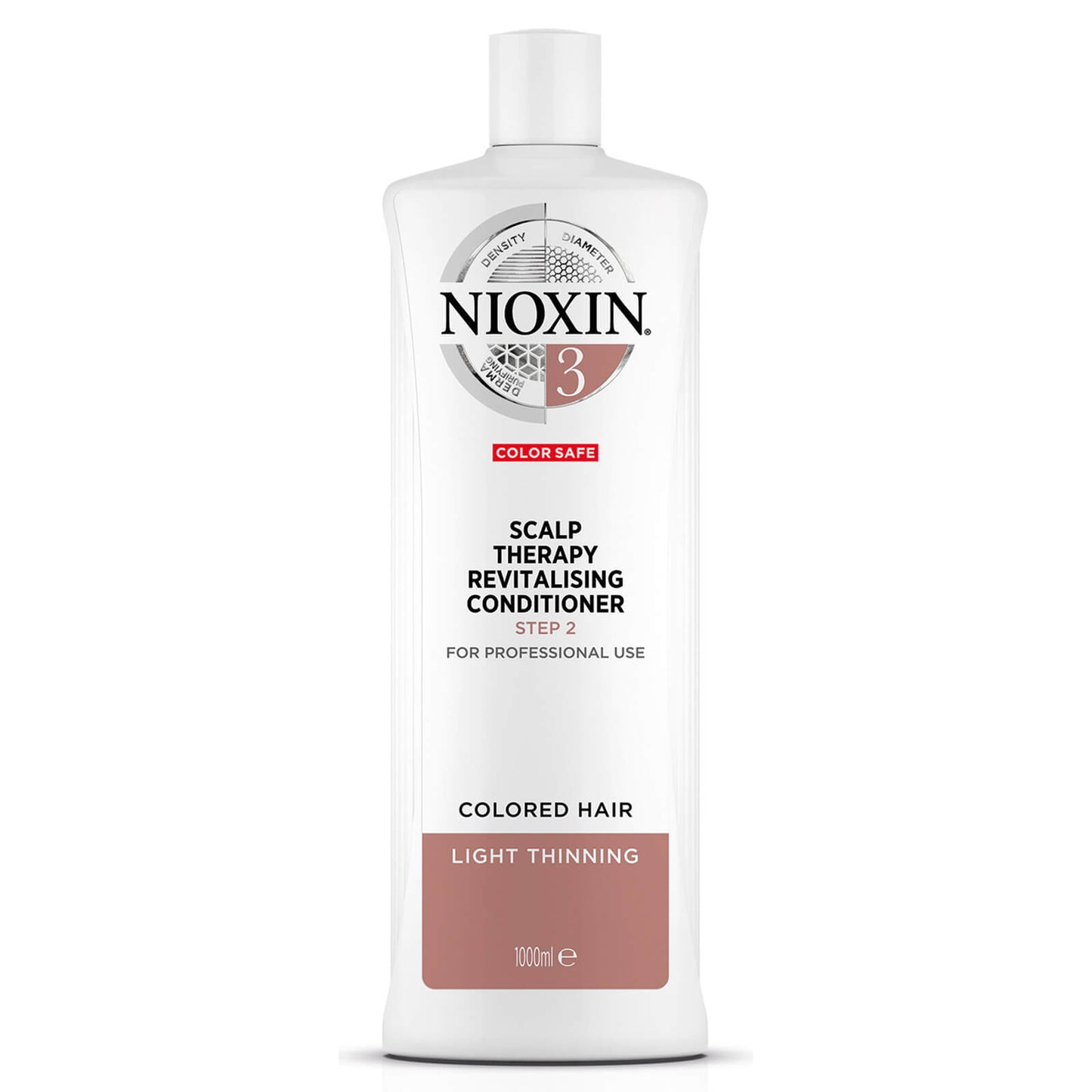 NIOXIN 3-Part System 3 Scalp Therapy Revitalising Conditioner for Coloured Hair with Light Thinning 1000ml