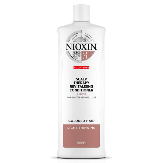 NIOXIN 3-Part System 3 Scalp Therapy Revitalising Conditioner for Coloured Hair with Light Thinning 1000ml