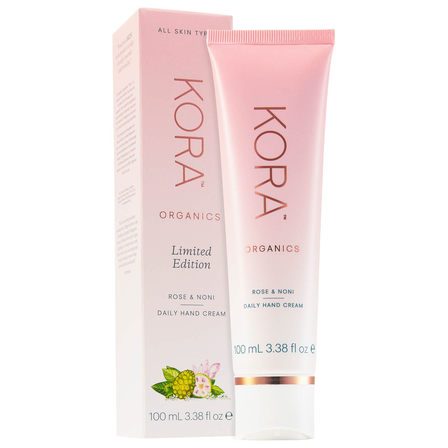 KORA Organics Rose and Noni Daily Hand Cream 100ml