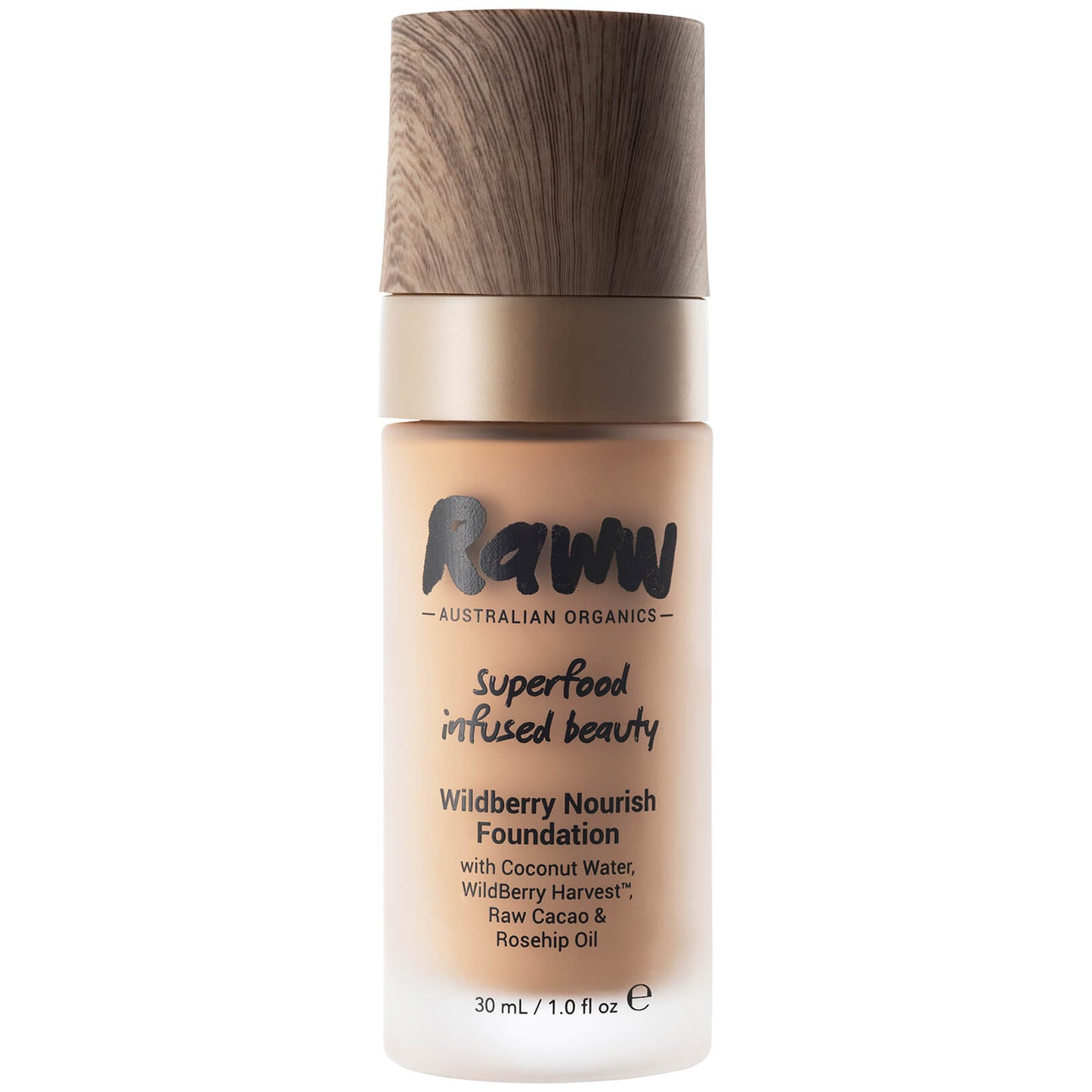 RAWW Nourish Foundation 30ml (Various Shades)