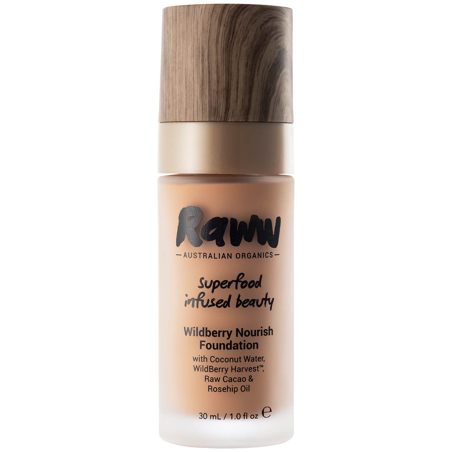 RAWW Nourish Foundation 30ml (Various Shades)