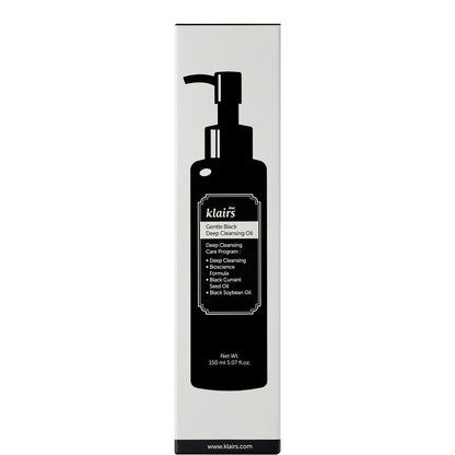 Dear, Klairs Gentle Black Deep Cleansing Oil 150ml