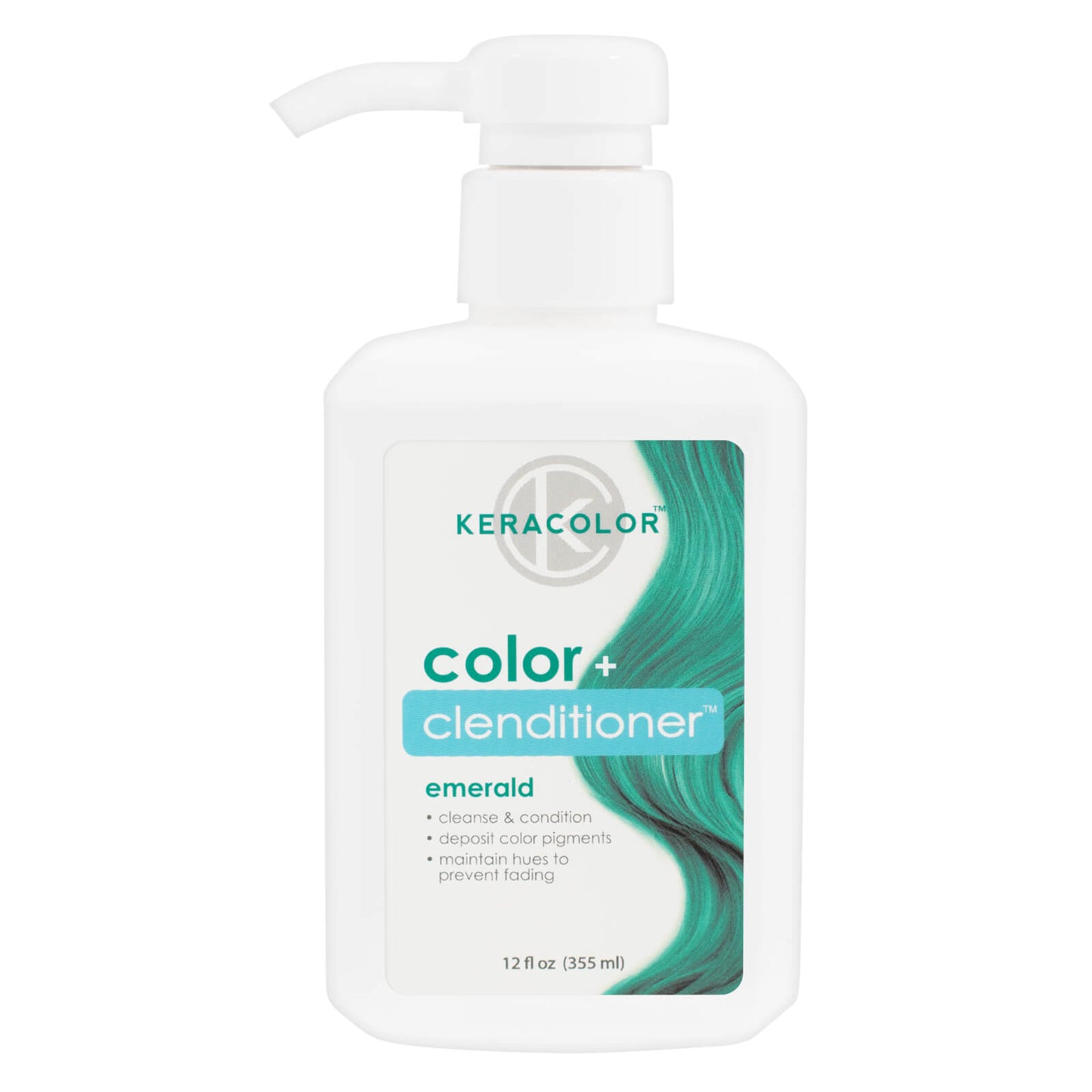 Keracolor Colour + Clenditioner - Emerald 355ml