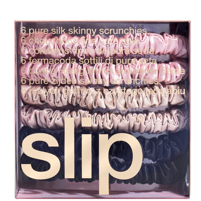 Slip Pure Silk Skinny Scrunchies (Various Colours)