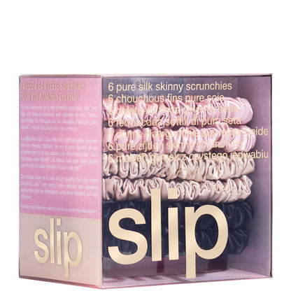 Slip Pure Silk Skinny Scrunchies (Various Colours)