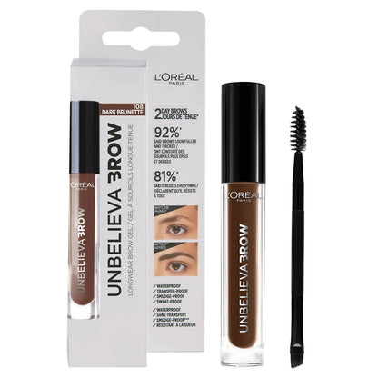 L'Oréal Paris Unbelievabrow Long-Lasting Brow Gel 3.4ml (Various Shades)