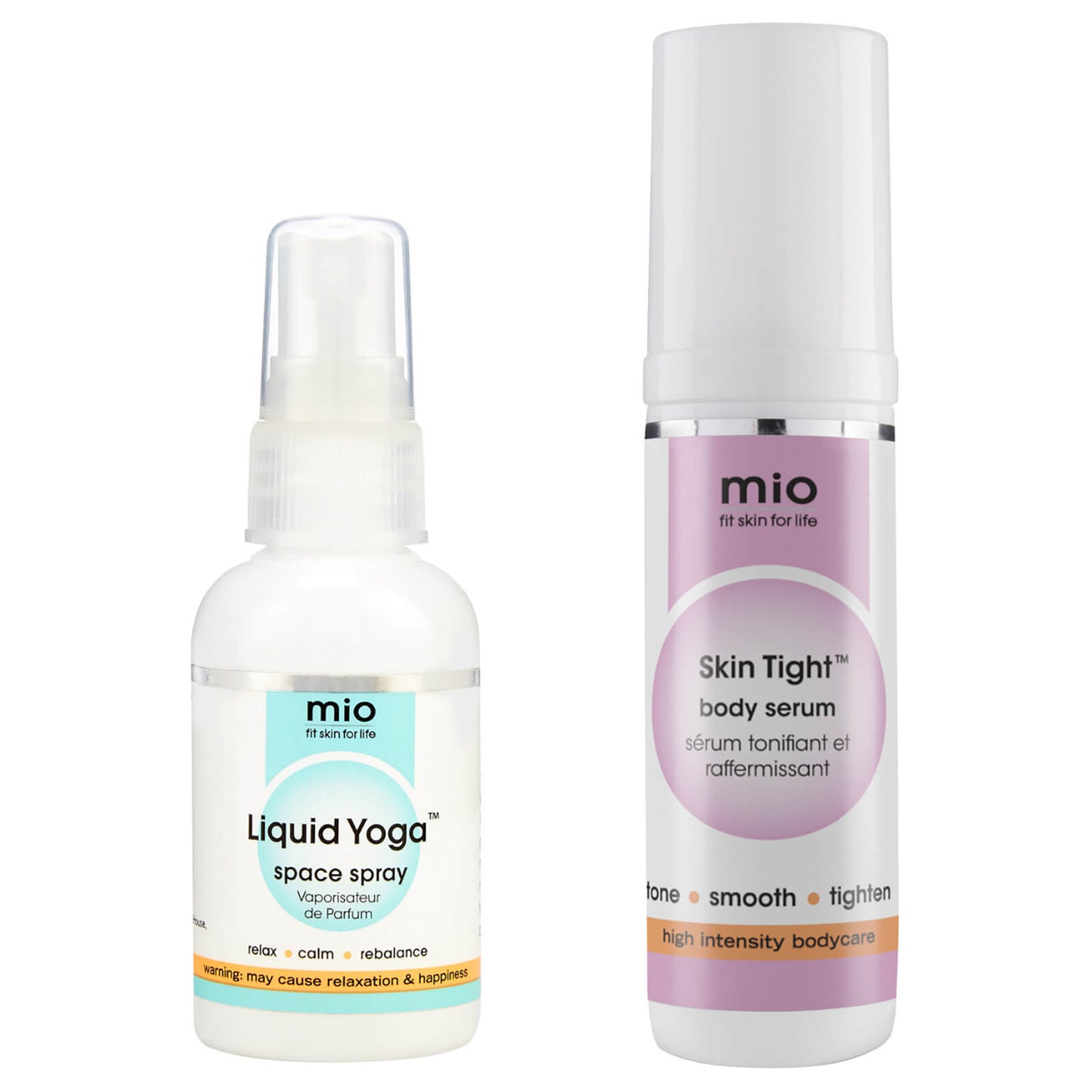 Mio Skincare Liquid Yoga and Skin Tight Travel Size Duo