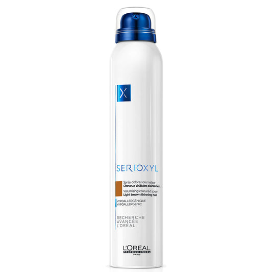 L'Oréal Professionnel Serioxyl Volumising Hair Fibre Spray - Light Brown 250ml