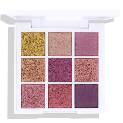 MCoBeauty Eyeshadow Palette - Burgundy/Nudes 8.1g