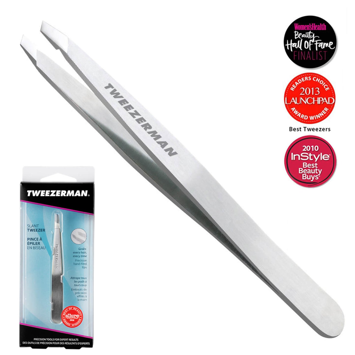 Tweezerman Slant Tweezer - Steel