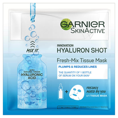 Garnier Fresh Mix Tissue Face Mask with Hyaluronic Acid (1 Mask)