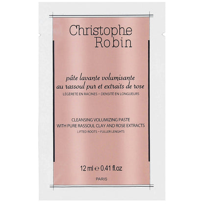 Christophe Robin Cleansing Volumising Paste with Pure Rassoul Clay and Rose Extracts Sample (French Leaflet) (Free Gift)