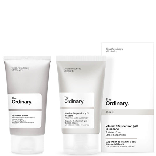 The Ordinary Vitamin C Suspension Cream and Squalane Cleanser 50ml