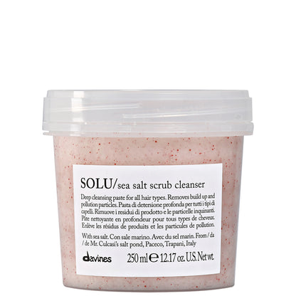 Davines SOLU Sea Salt Scrub Cleanser 250ml