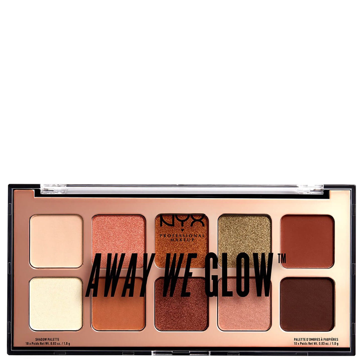 NYX Professional Makeup Away We Glow Shadow Palette - Hooked on Glow