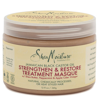 SheaMoisture Jamaican Black Castor Oil Strengthen and Restore Treatment Masque 340g