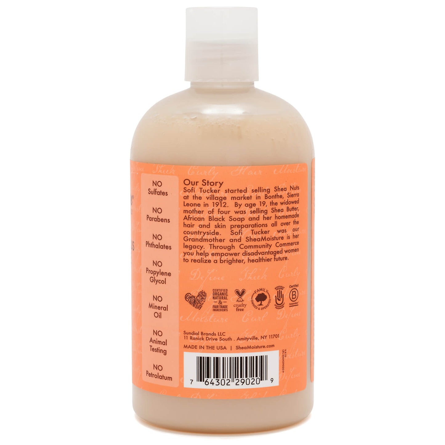 SheaMoisture Coconut & Hibiscus Curl and Shine Shampoo 384ml