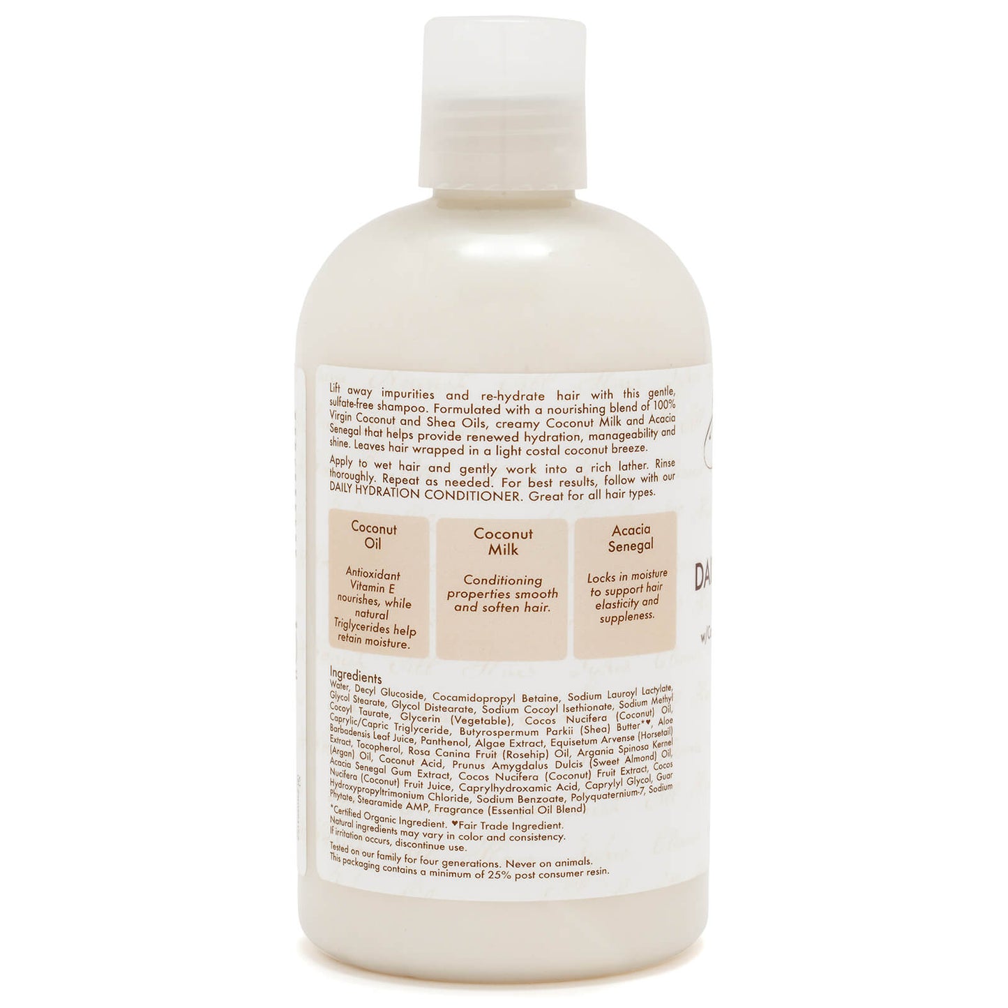 SheaMoisture 100% Virgin Coconut Oil Daily Hydration Shampoo 384ml