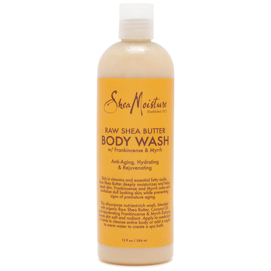 3X Shea Moisture 384ml Body Wash Hydrating Raw Shea Butter - 384ml