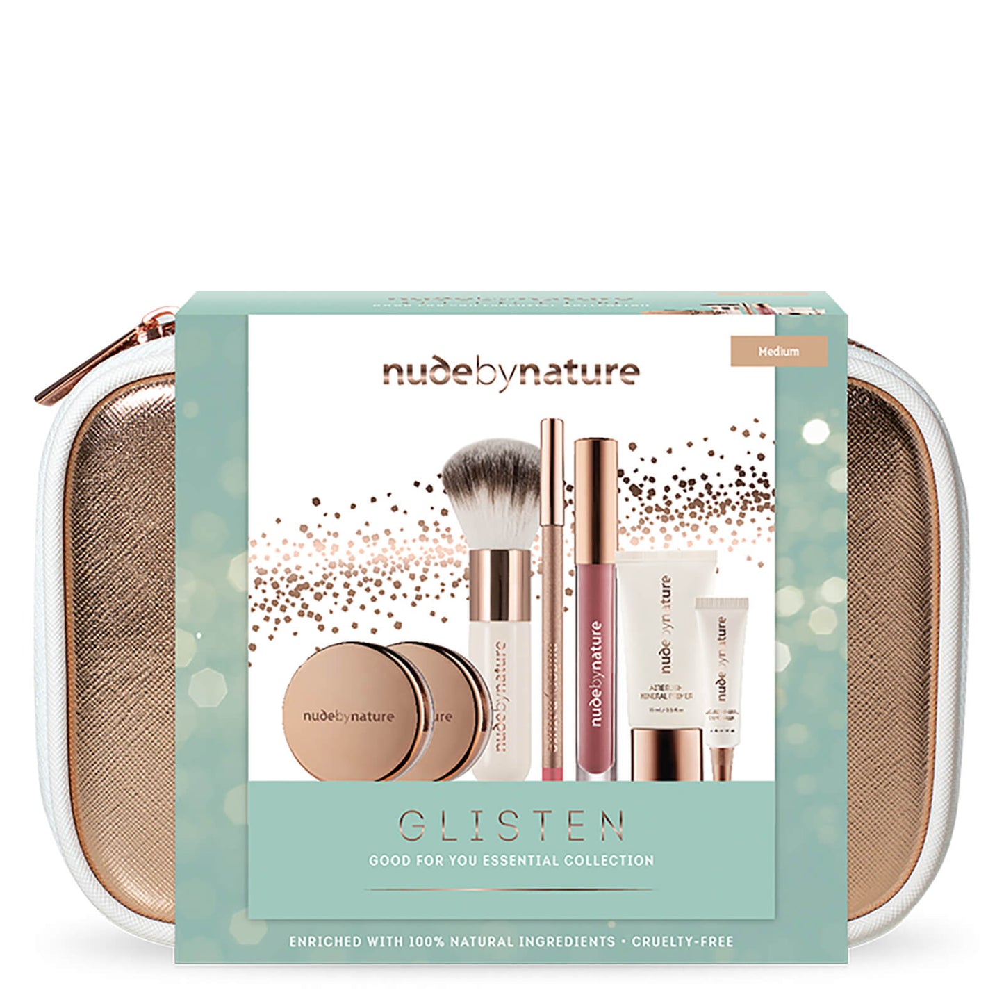 nude by nature Glisten Good for You Essential Collection - Medium