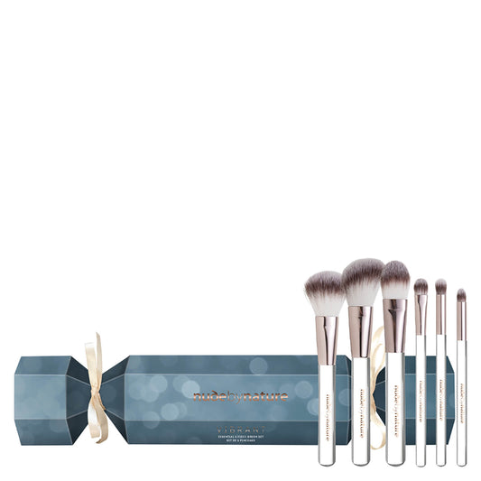 nude by nature Vibrant 6 Piece Brush Collection Bon Bon