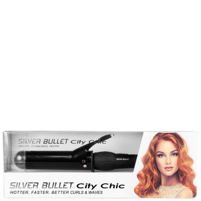 Silver Bullet City Chic 38mm Curling Iron - Black