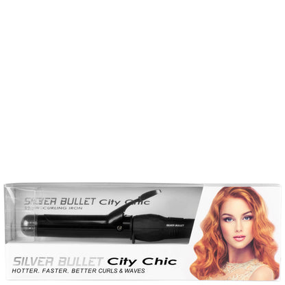 Silver Bullet City Chic 32mm Curling Iron - Black