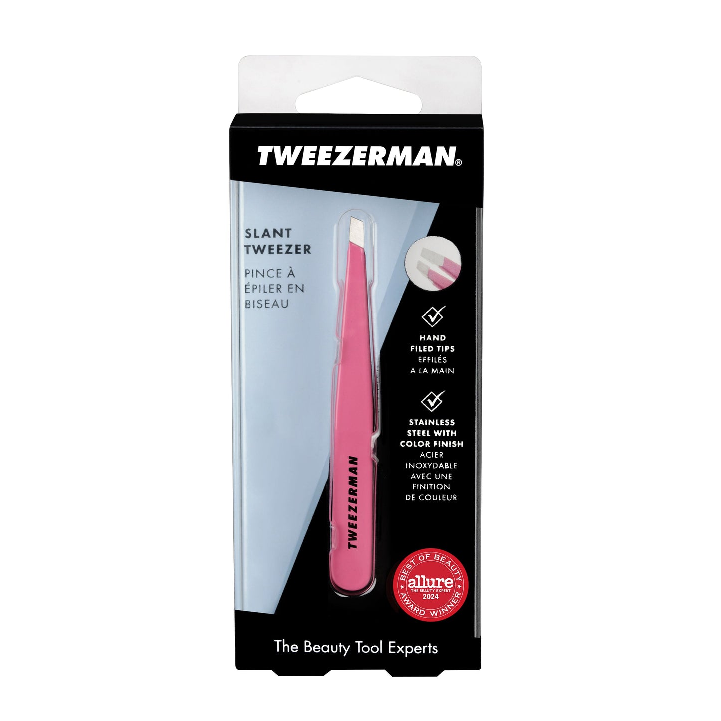 Tweezerman Slant Tweezer Pretty In Pink