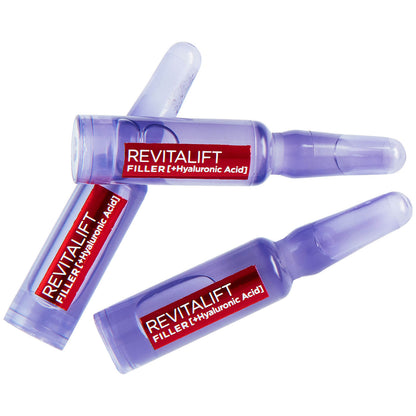 L'Oréal Paris Revitalift Filler with Hyaluronic Acid Replumping Ampoules 7 x 1.3ml