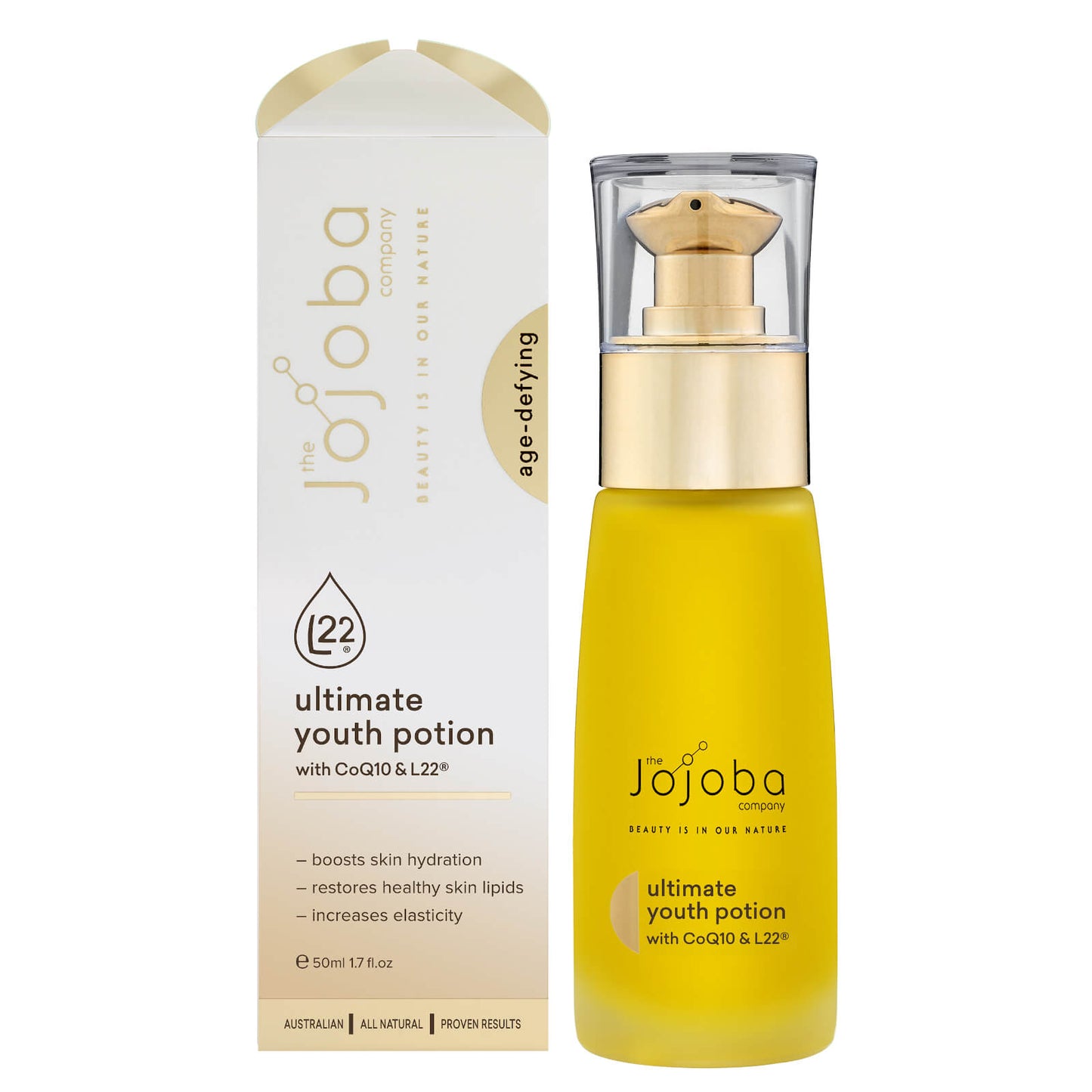 The Jojoba Company Ultimate Youth Potion + L22 50ml