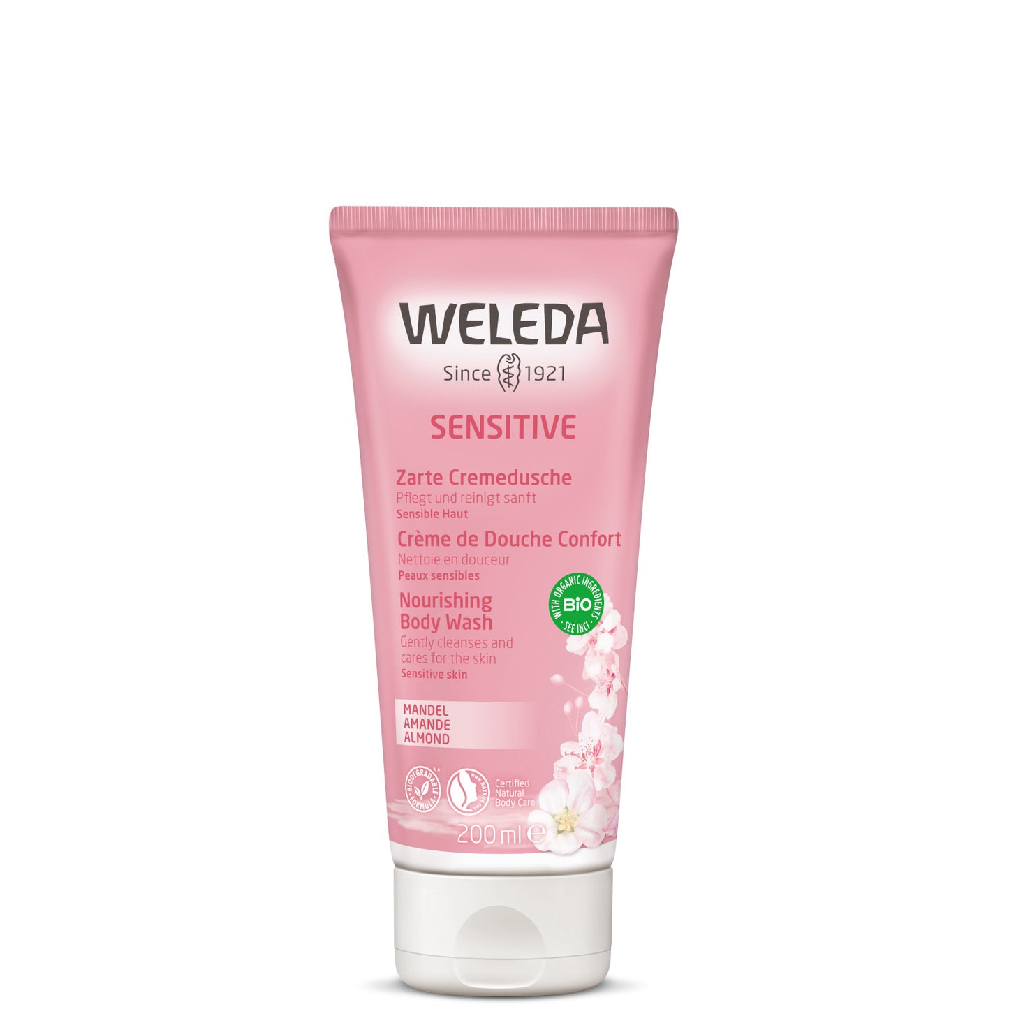 Weleda Sensitive Almond Nourishing Body Wash 200ml