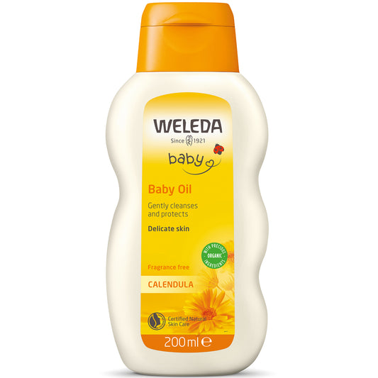 Weleda Calendula Baby Oil Fragrance Free 200ml