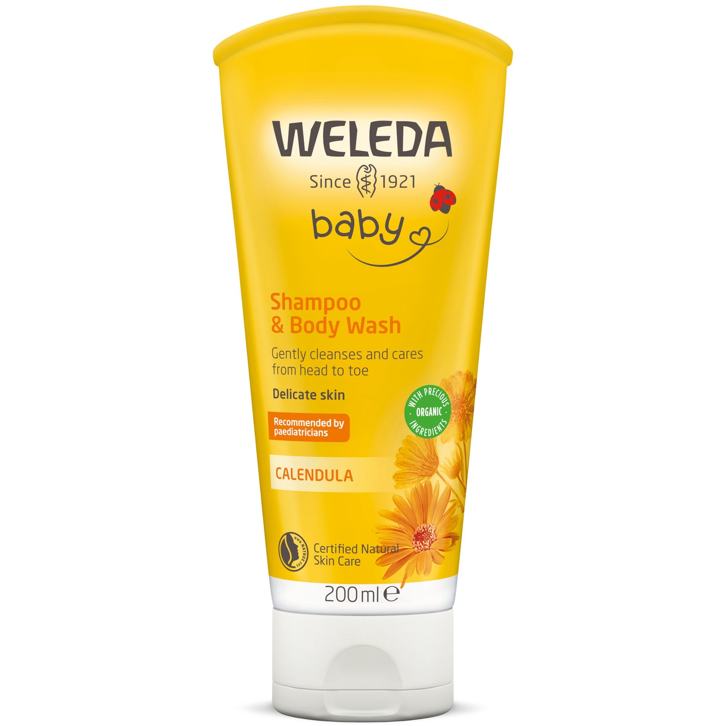 Weleda Calendula Shampoo and Body Wash 200ml